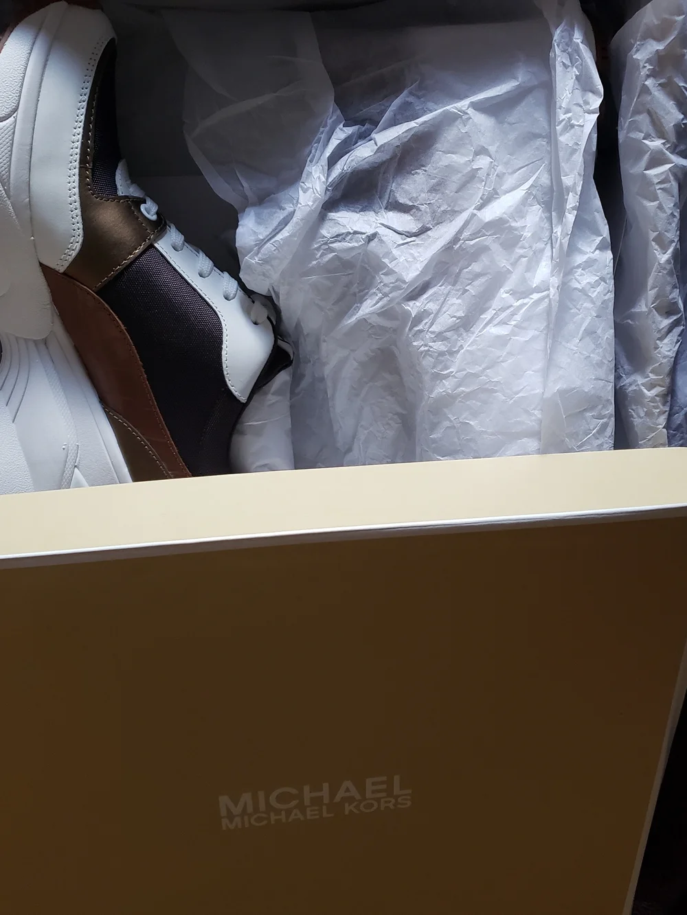 Michael kors Mickey Leather Trainer sz-8.5